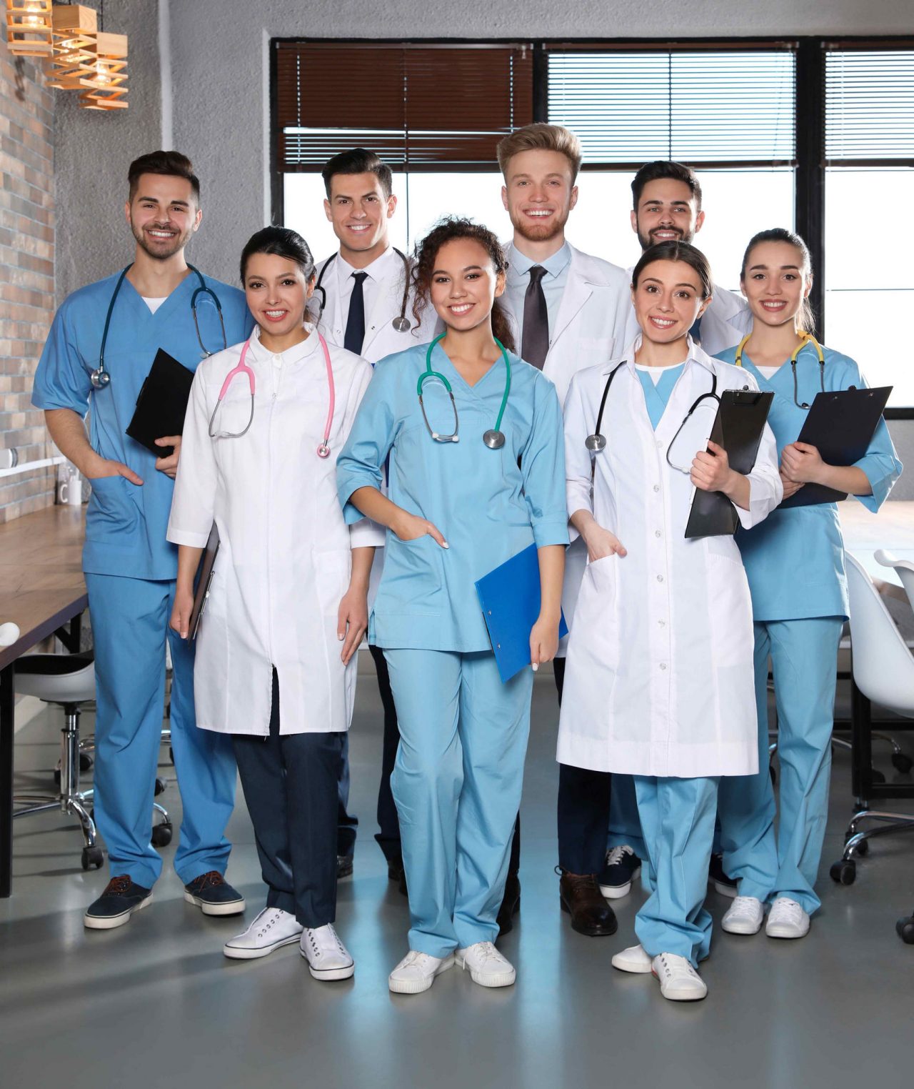 Team of medical workers Team of medical workers